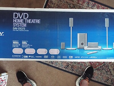 #ad Sony DAV DX375 DVD Home Theater System Sealed Box 1000 580 Watts $295.00