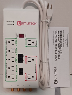 #ad Utilitech Home Theater Home Office Electrical Surge Protector #0316996 $17.99