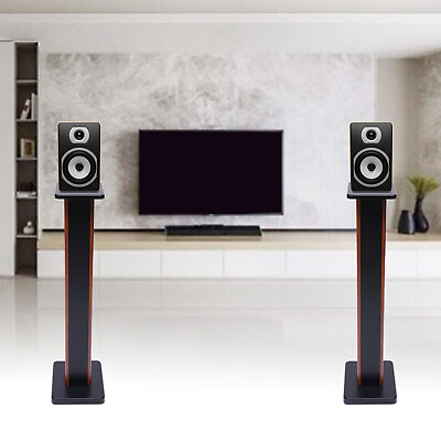 #ad 2x 36quot; inch Bookshelf Speaker Stands Surround Sound Home Theater Holder Support $67.99