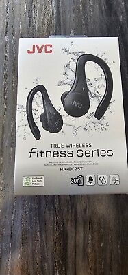 #ad True Wireless Fittness Series JVC Gym Running Black Bluetooth g $14.35