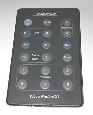 #ad Original Bose Wave Radio CD Remote Control untested: See description $8.00