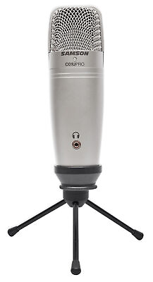 #ad Samson C01U Pro USB Large Diaphragm Studio Condenser Microphone MicTripod Stand $49.99