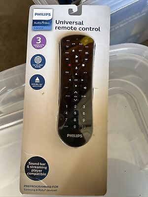#ad Philips Universal Audio Video Remote Control For Sound Bar amp; Streaming Player $15.00