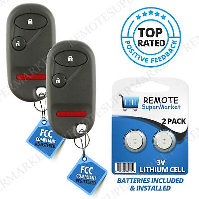 #ad 2 Pack NEW Keyless Entry Key Fob Remote For a 2003 Honda Element 2 BTN Fob $17.95