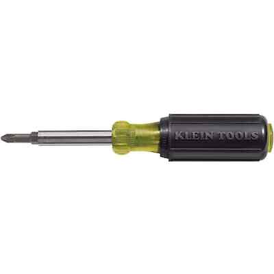 #ad Klein Tools 32476 Multi Bit Screwdriver Nut Driver 5 in 1 Phillips Slotted NEW $14.47