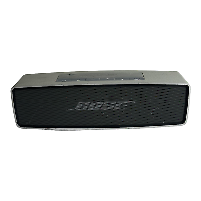 #ad Bose SoundLink Mini Bluetooth Portable Speaker System Silver No CHARGER $44.99