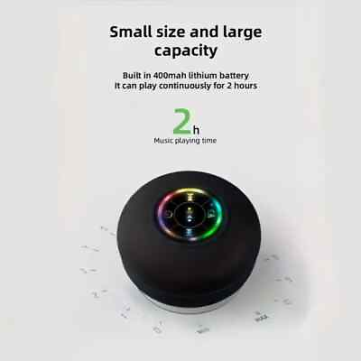 #ad Mini Portable Wireless Waterproof Speaker With Suction Cup Bathroom I1 $31.49