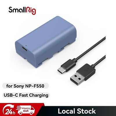#ad SmallRig NP F550 USB C Rechargeable Camera Battery for Sony for Monitor Light $35.92