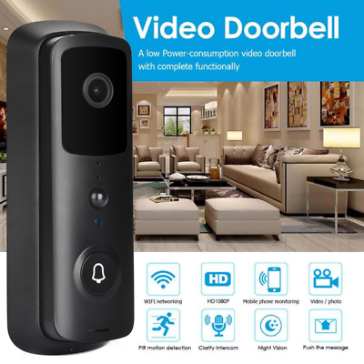 #ad 1080P Smart Video Doorbell Wireless WIFI Remote Home Surveillance Video Intercom $66.09