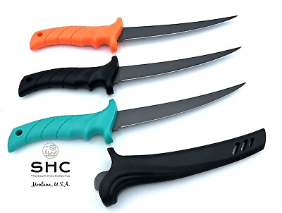 #ad Fillet Knife amp; Bait Knife Razor Sharp 5cr15 MOV 9quot; Blade w Sheath $14.99