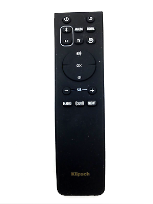 #ad Genuine Klipsch BAR 48 Soundbar and Wireless Subwoofer Remote Control $33.29