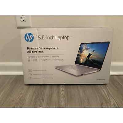 #ad HP 15.6quot; Laptop with Windows Home in S mode Silver 15 dy2035tg $385.00