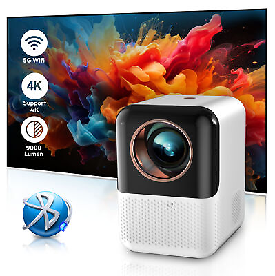 #ad Projector Android TV 4K 1080P UHD 5G WiFi HDMI AV LED Movie Video Home Theater $73.99