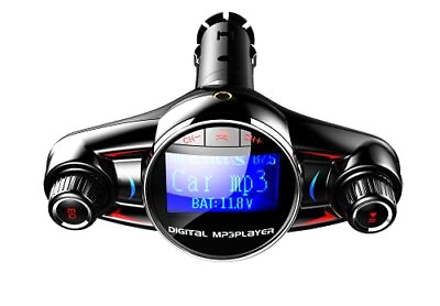 #ad Car FM Bluetooth 5.0 Transmitter Car Hands Free Calling Mp3 Player Supports T... $20.76