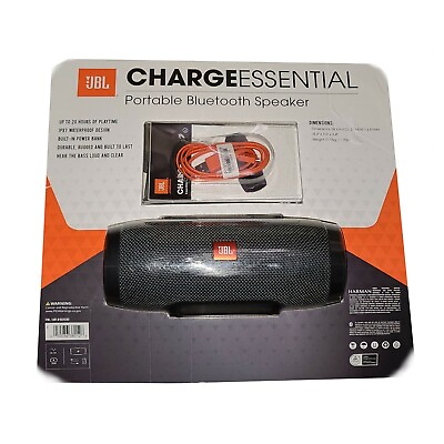#ad New JBL Charge Essential Portable Bluetooth Speaker Waterproof Free Shipping $79.95