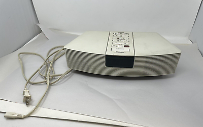 #ad BOSE Wave Radio AWR1 1W White *For Parts Repair Not Working $24.99