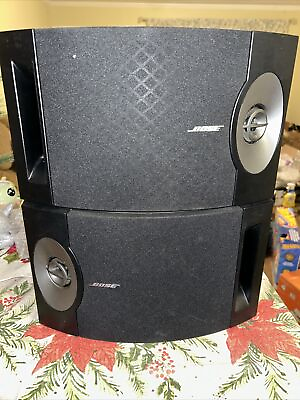 #ad Bose 201 Series V Direct Reflecting Black Bookshelf Speakers Left amp; Right Tested $90.00