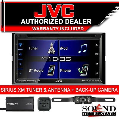 #ad JVC KW V350BT 6.8quot; DVD Receiver w SiriusXM Tuner and License Plate Backup Camera $229.99