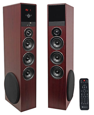 #ad Tower Speaker Home Theater System w Sub For Sony X800E Television TV Wood $369.95