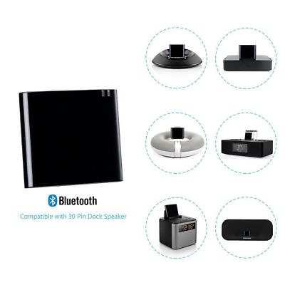 #ad Bluetooth v4.1 Music Audio Receiver Adapter for iPod iPhone 30Pin Bose SoundDock $14.82