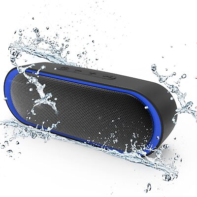 #ad Bluetooth Speakers Waterproof Portable Speakers With Tws 24 Playtime Stereo $17.99