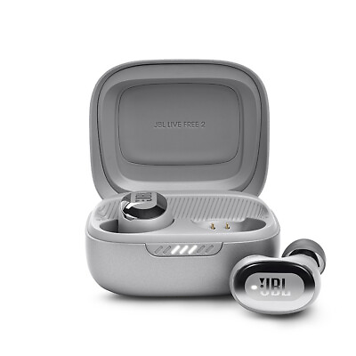 #ad JBL LIVE FREE2 True Wireless Earbuds Noise Cancelling Bluetooth Earphones White $33.94