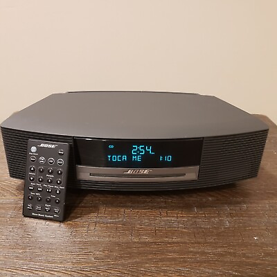 #ad Bose Wave Music System AM FM CD Player Clock Radio Remote AWRCC1 Mint Condition $229.00