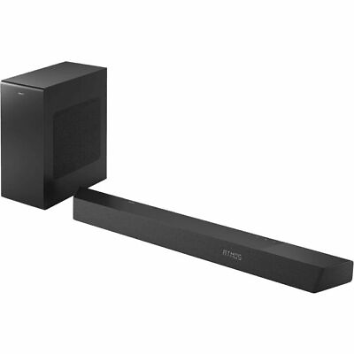 #ad Philips 3.1 Bluetooth Sound Bar 360 W RMS Alexa Supported Black TAB890737 $552.43