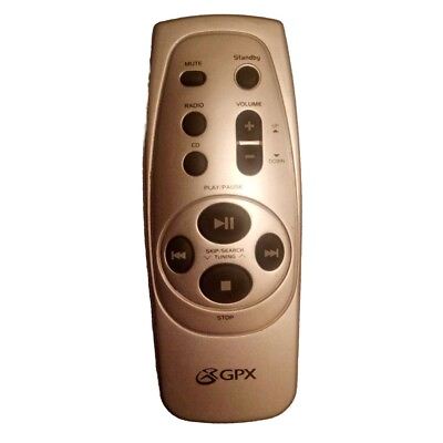 #ad GPX Remote Stereo Audio Remote Control 9 Button Model C979 Wireless Boom box $4.75