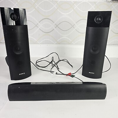#ad 3 Sony 2 way Front speakers SS TSB112 amp; One Center speaker SS CTB111 $53.55