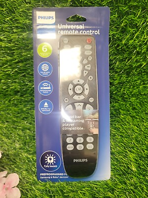 #ad Philips 4 Device Elite Backlit Universal Remote Control $15.99