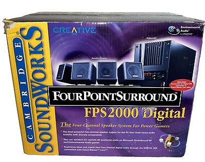 #ad Cambridge SoundWorks FPS2000 Digital Four Point Surround Sound Speaker System $140.87