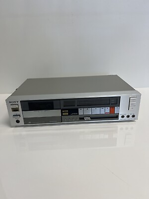 #ad VTG Sony Stereo Cassette Tape Deck Tapecorder Silver Model TC FX66 $110.00