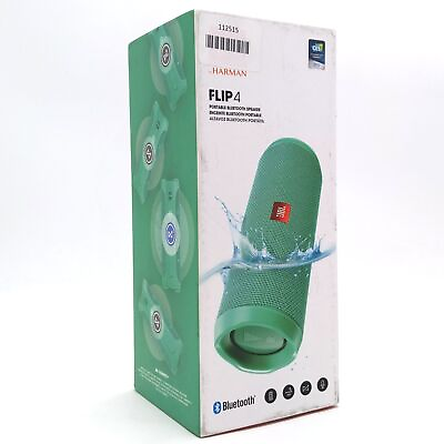 #ad JBL Flip 4 Portable Bluetooth Speaker Teal JBLFLIP4TELAM $80.98