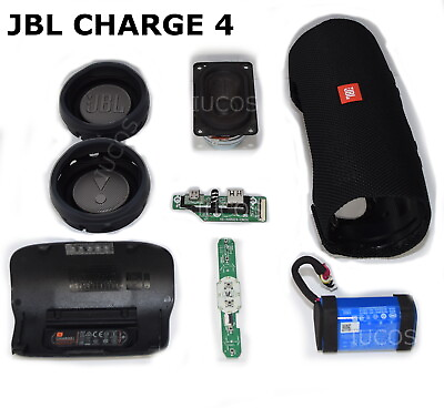 #ad Authentic JBL Charge 4 Speaker Battery Charging AUX Port Passive Cover Part $23.90
