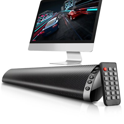 #ad TV Home Theater Soundbar Wireless Sound Bar Speaker System Subwoofer With Remote $43.99