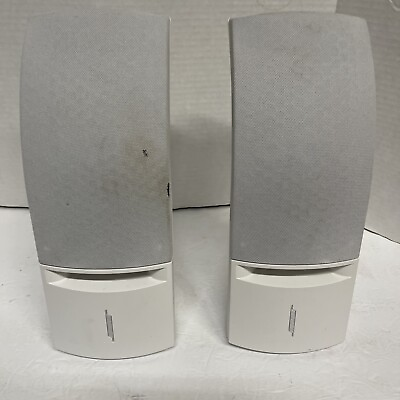 #ad Bose 161 White Full Range Bookshelf Speakers Tested $64.99
