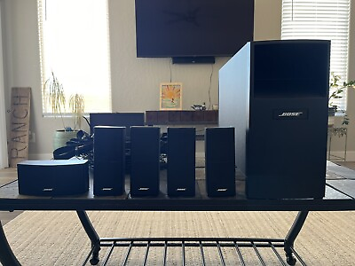 #ad Bose Acoustimass 10 Series V Home Theater Speaker System Black $375.00