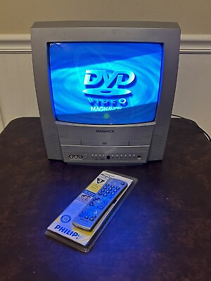 #ad Magnavox 13quot; CRT TV DVD Player Combo MWC13D5 Retro Gaming W Universal Remote $109.99