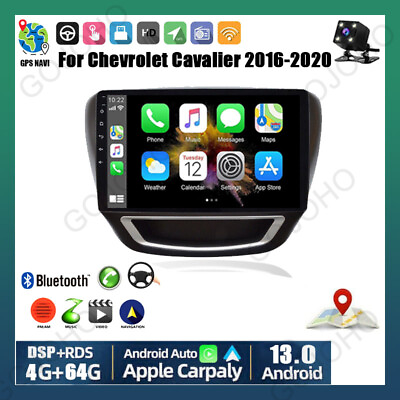 #ad For Chevrolet Cavalier 2016 2020 Car Stereo Radio GPS Navi Sat WIFI BT Android13 $215.99