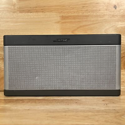 #ad #ad Bose SoundLink III 414255 Black Silver Wireless Bluetooth Rechargeable Speaker $174.99