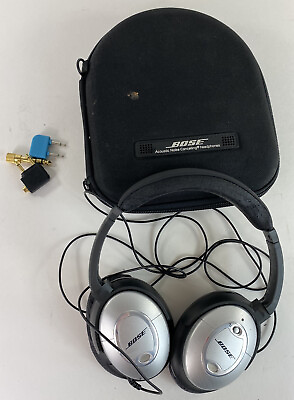 #ad Bose QC 2 Quiet Comfort Acoustic Noise Cancelling Headphones with Case $35.00