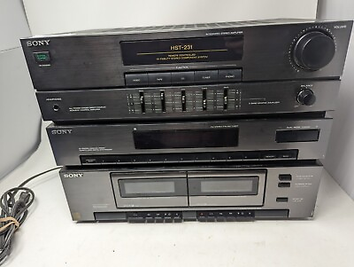#ad Vintage Sony Stereo Component System HST 231 Partially Works READ $118.00