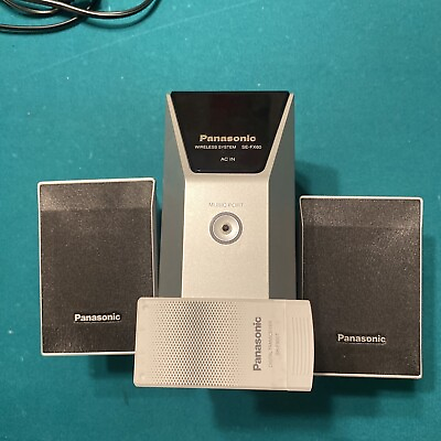 #ad Panasonic Wireless Rear Speaker Amplifier SE FX60 SH FC60T Card 2 Rear Speakers $44.99