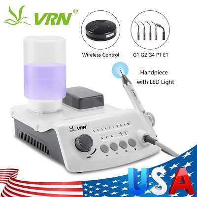 #ad VRN A8 Dental Wireless Control Ultrasonic Scaler with LED Detachable Handpiece $179.99