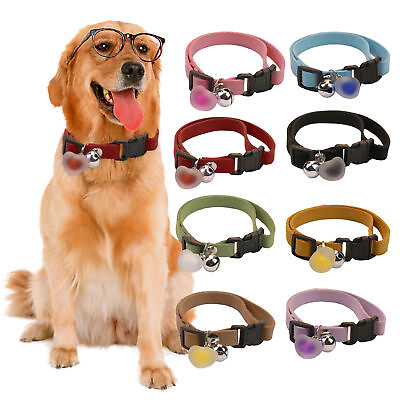#ad Cat Dog Collar Anti pull Tracking Washable Pet Neck Collar Clear Sharp Sound $8.38