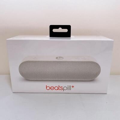 #ad Beats Pill Plus ML4P2PA A Portable Wireless Bluetooth Speaker White NEW 2024 $168.00