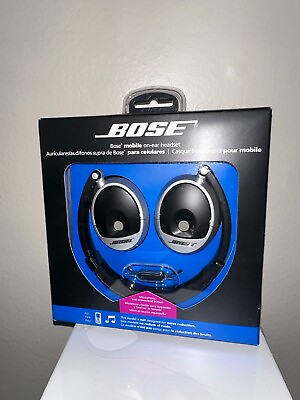 #ad NEW Bose ON EAR HEADSET WITH MIC amp; ANSWER BUTTON BLACK $164.99