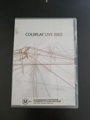 #ad Coldplay Live 2003 by Coldplay R All Preowned Chris Martin Band DVD VGC AU $25.00