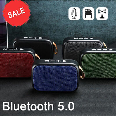 #ad Wireless Mini Bluetooth Speaker Waterproof Outdoor Stereo Bass USB TF FM Radio $7.75